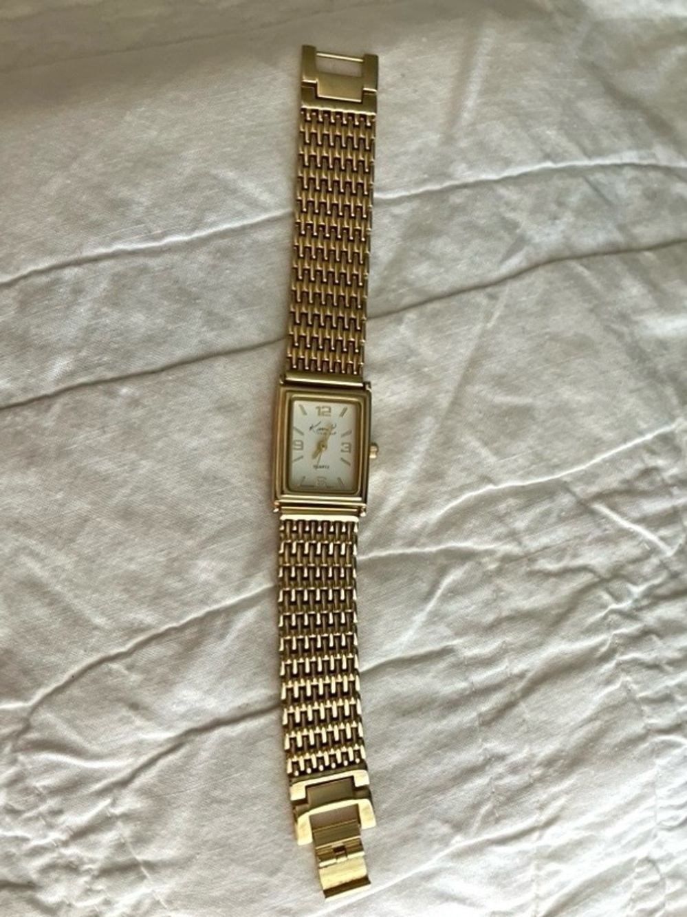 Kim Rodgers Gold Tone Squared Face Quartz Watch - Picture 8 of 9
